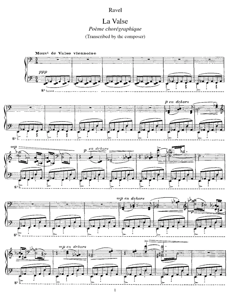 LaValse(arrangedforpiano)_一万首著名钢琴曲谱哈农贝多芬合集视频教学电子版高清无水印可打印_1古典钢琴知名音乐家谱_拉威尔钢琴谱全集