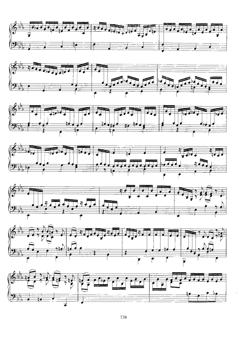 Prelude,FugueandAllegroinEb,BWV998_一万首著名钢琴曲谱哈农贝多芬合集视频教学电子版高清无水印可打印_1古典钢琴知名音乐家谱_巴赫钢琴谱全集_Preludes，Fantasias，Fugues