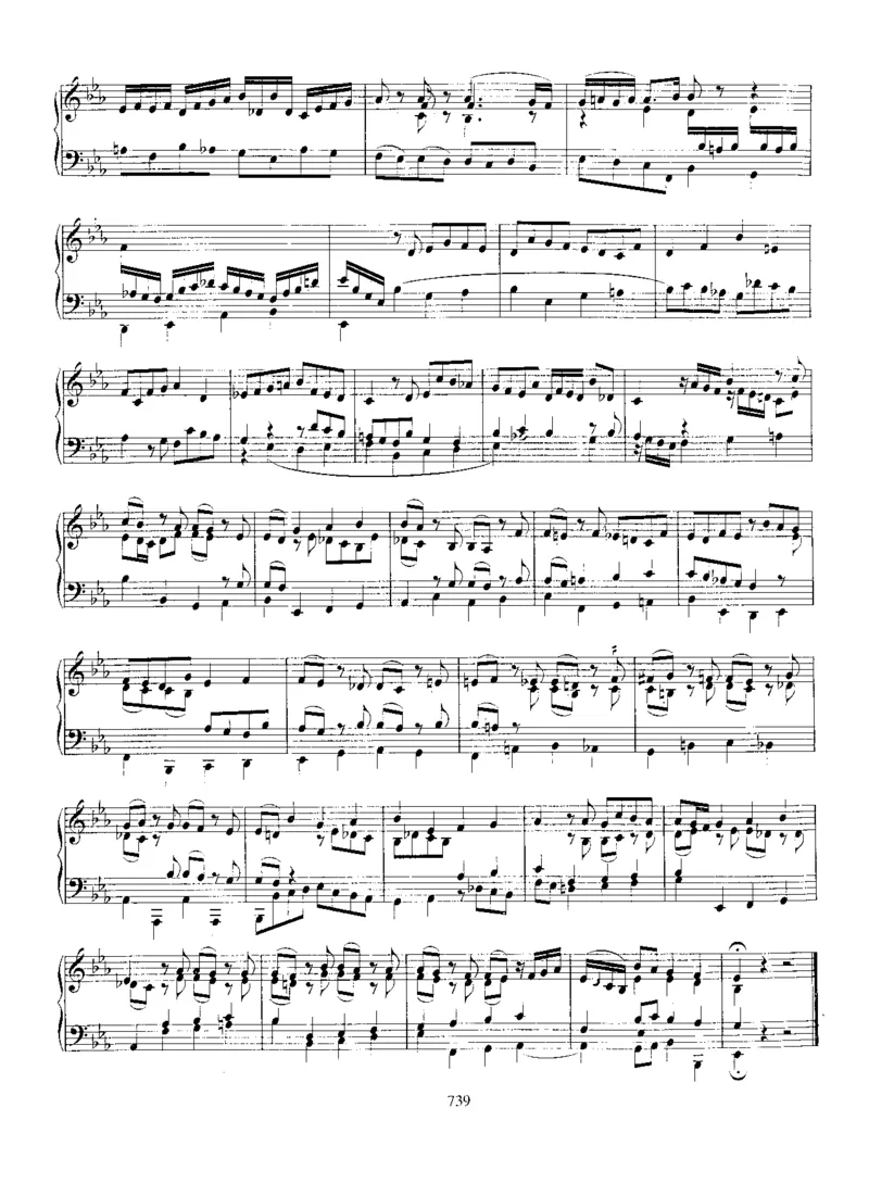 Prelude,FugueandAllegroinEb,BWV998_一万首著名钢琴曲谱哈农贝多芬合集视频教学电子版高清无水印可打印_1古典钢琴知名音乐家谱_巴赫钢琴谱全集_Preludes，Fantasias，Fugues