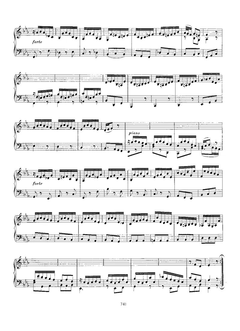 Prelude,FugueandAllegroinEb,BWV998_一万首著名钢琴曲谱哈农贝多芬合集视频教学电子版高清无水印可打印_1古典钢琴知名音乐家谱_巴赫钢琴谱全集_Preludes，Fantasias，Fugues