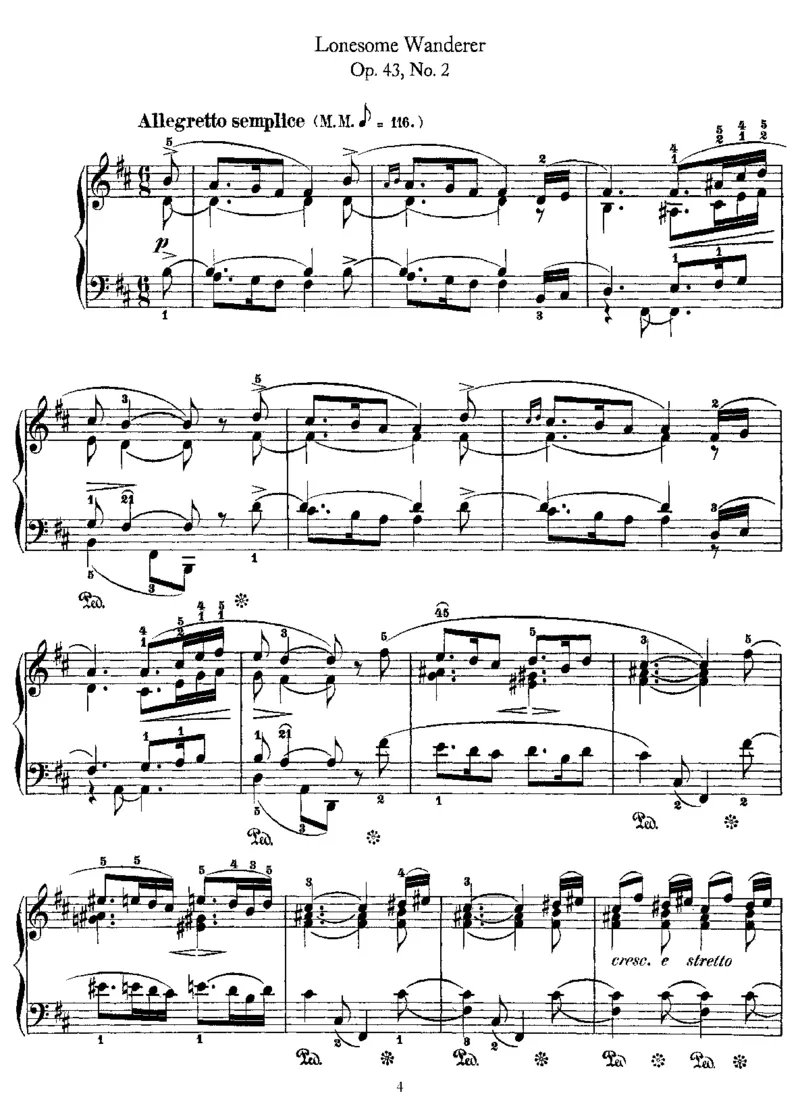 LyricPieces,Op43_一万首著名钢琴曲谱哈农贝多芬合集视频教学电子版高清无水印可打印_1古典钢琴知名音乐家谱_格里格钢琴谱全集_LyricPieces