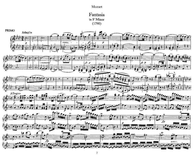 Fantasiainf,(1790)(4Hands)_一万首著名钢琴曲谱哈农贝多芬合集视频教学电子版高清无水印可打印_1古典钢琴知名音乐家谱_莫扎特钢琴谱全集_0312095926_四手联弹