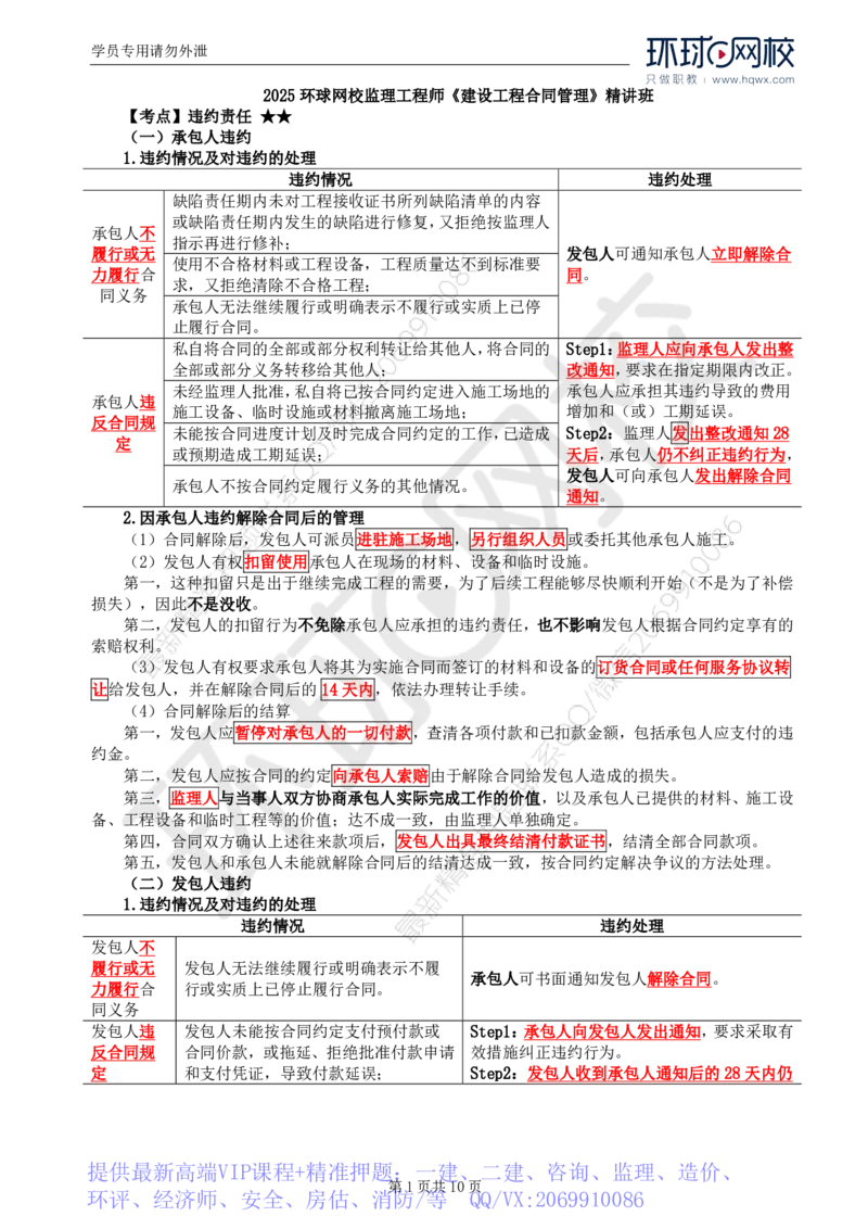 WM_30.第六章第四节施工合同履行管理（五）_监理工程师_2025监理工程师_2025年监理工程师-各大机构_2025年监理-合同_机构1-HQ_01.精讲班-沈.磊_讲义