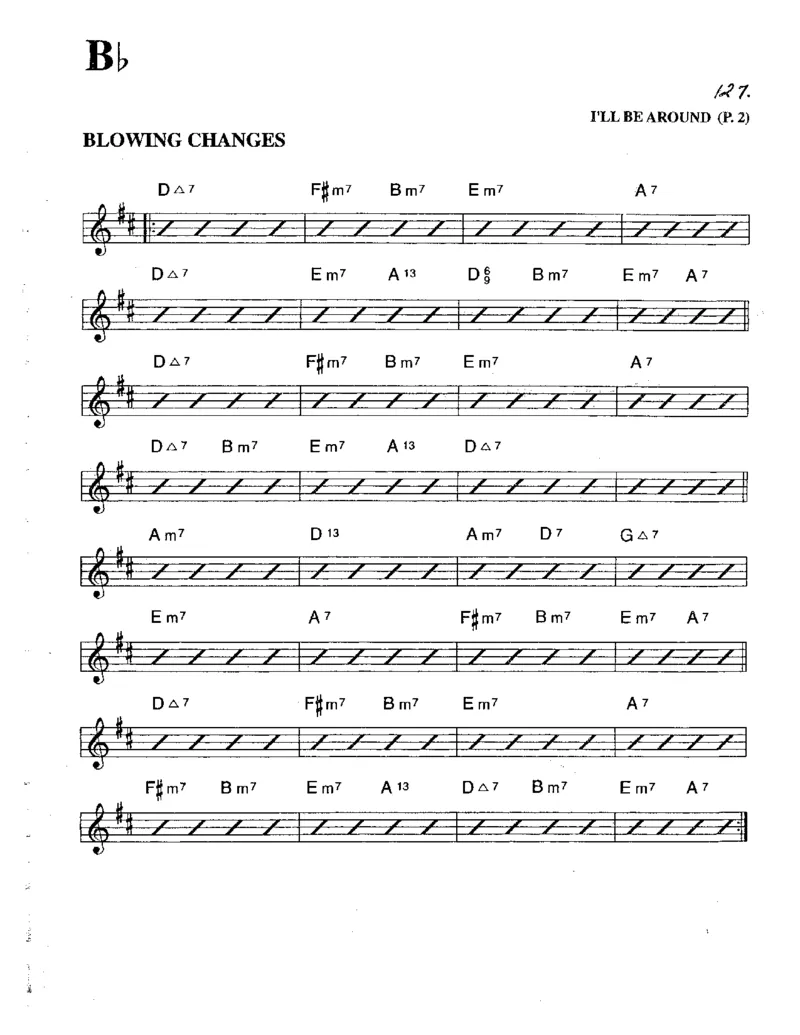 TheRealBookVolume-3-Bb_一万首著名钢琴曲谱哈农贝多芬合集视频教学电子版高清无水印可打印_07各风格钢琴谱合集_JazzPiano_原版钢琴教材附音频