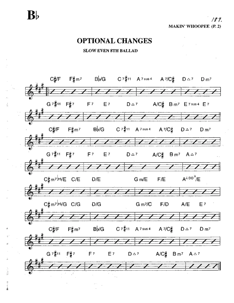 TheRealBookVolume-3-Bb_一万首著名钢琴曲谱哈农贝多芬合集视频教学电子版高清无水印可打印_07各风格钢琴谱合集_JazzPiano_原版钢琴教材附音频