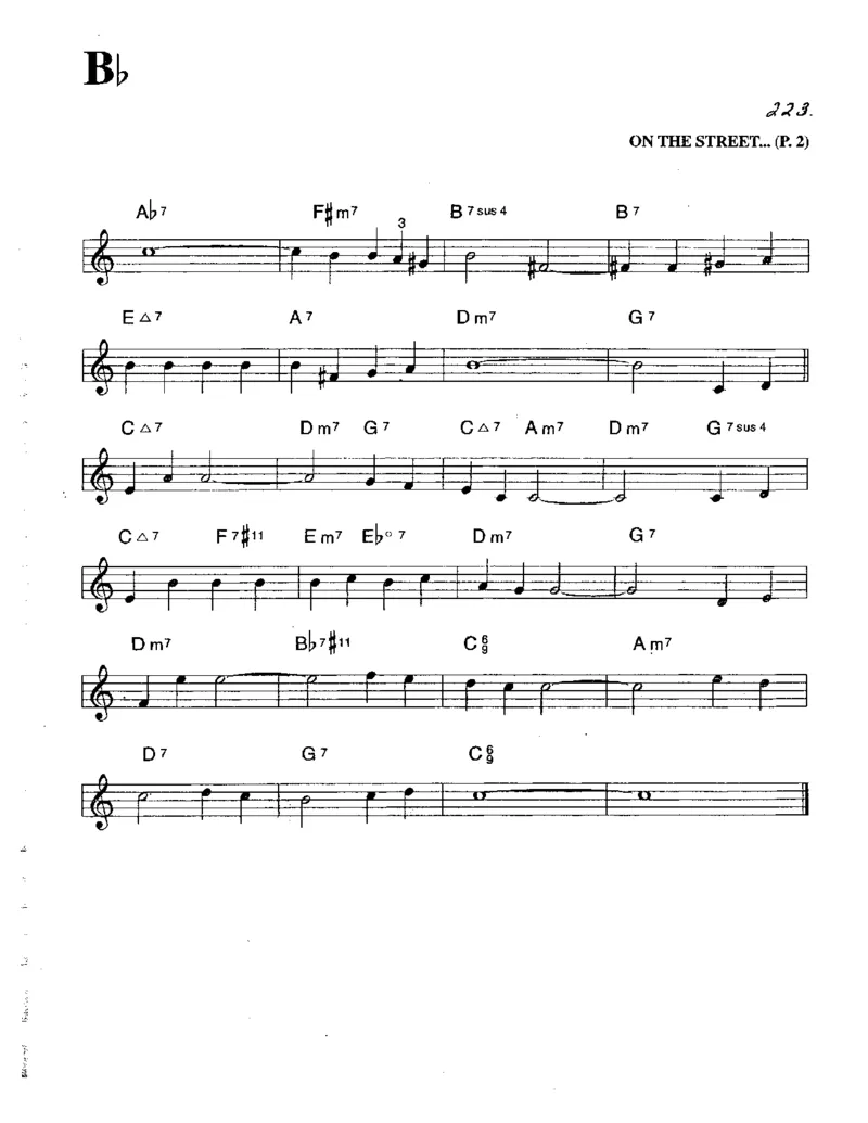 TheRealBookVolume-3-Bb_一万首著名钢琴曲谱哈农贝多芬合集视频教学电子版高清无水印可打印_07各风格钢琴谱合集_JazzPiano_原版钢琴教材附音频