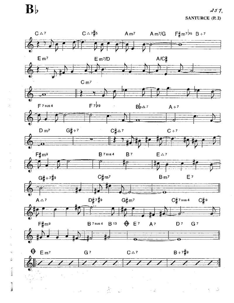 TheRealBookVolume-3-Bb_一万首著名钢琴曲谱哈农贝多芬合集视频教学电子版高清无水印可打印_07各风格钢琴谱合集_JazzPiano_原版钢琴教材附音频