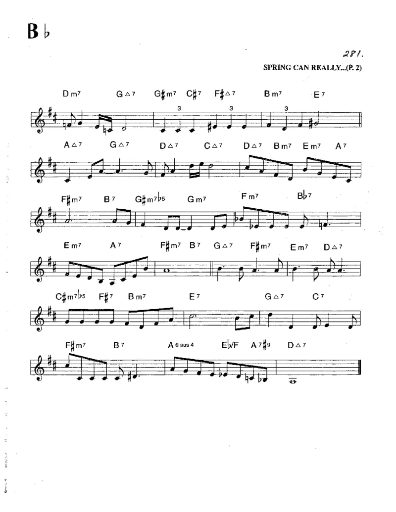 TheRealBookVolume-3-Bb_一万首著名钢琴曲谱哈农贝多芬合集视频教学电子版高清无水印可打印_07各风格钢琴谱合集_JazzPiano_原版钢琴教材附音频