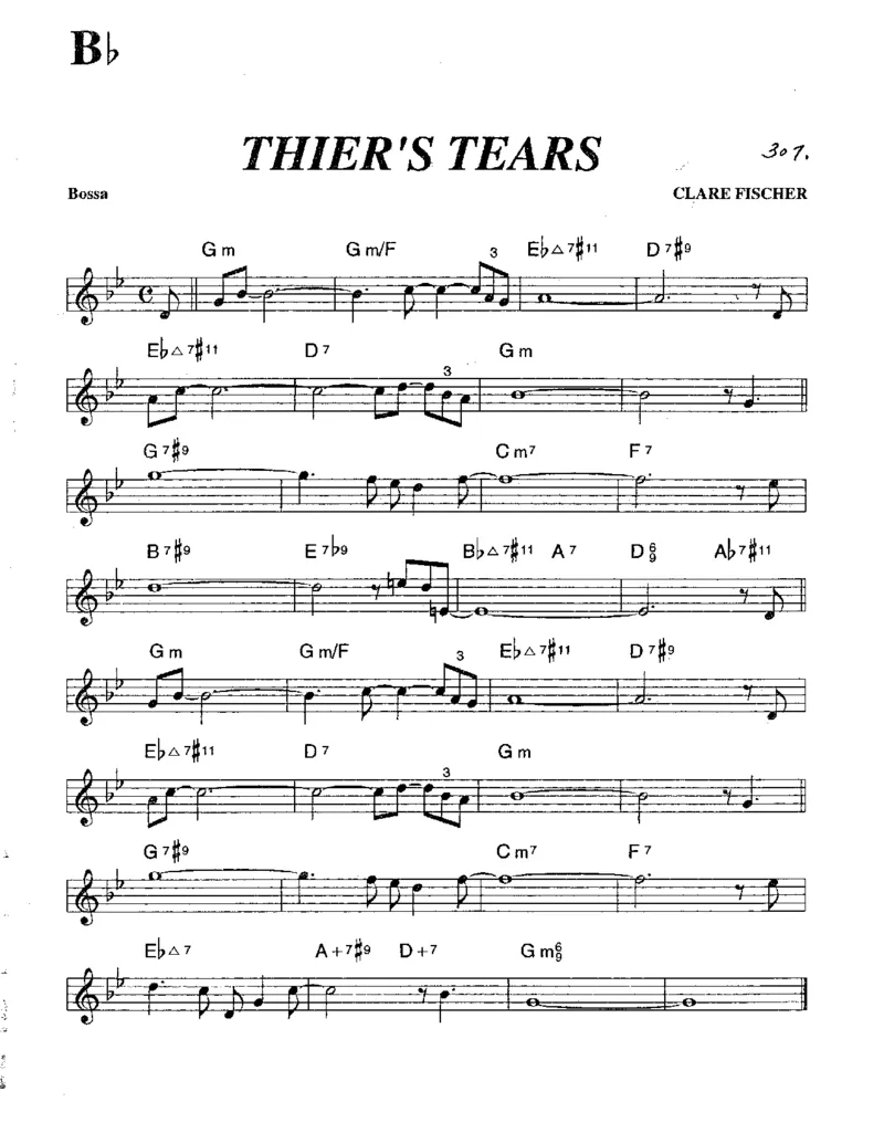 TheRealBookVolume-3-Bb_一万首著名钢琴曲谱哈农贝多芬合集视频教学电子版高清无水印可打印_07各风格钢琴谱合集_JazzPiano_原版钢琴教材附音频