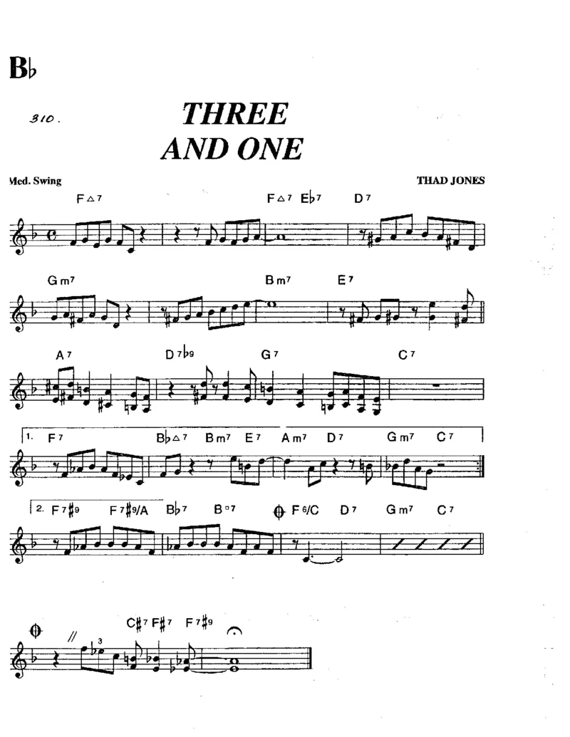 TheRealBookVolume-3-Bb_一万首著名钢琴曲谱哈农贝多芬合集视频教学电子版高清无水印可打印_07各风格钢琴谱合集_JazzPiano_原版钢琴教材附音频