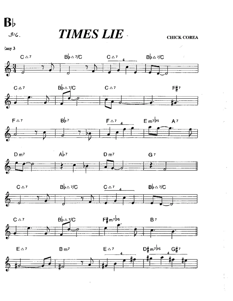 TheRealBookVolume-3-Bb_一万首著名钢琴曲谱哈农贝多芬合集视频教学电子版高清无水印可打印_07各风格钢琴谱合集_JazzPiano_原版钢琴教材附音频