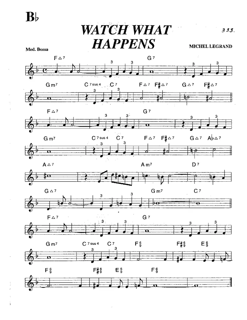 TheRealBookVolume-3-Bb_一万首著名钢琴曲谱哈农贝多芬合集视频教学电子版高清无水印可打印_07各风格钢琴谱合集_JazzPiano_原版钢琴教材附音频