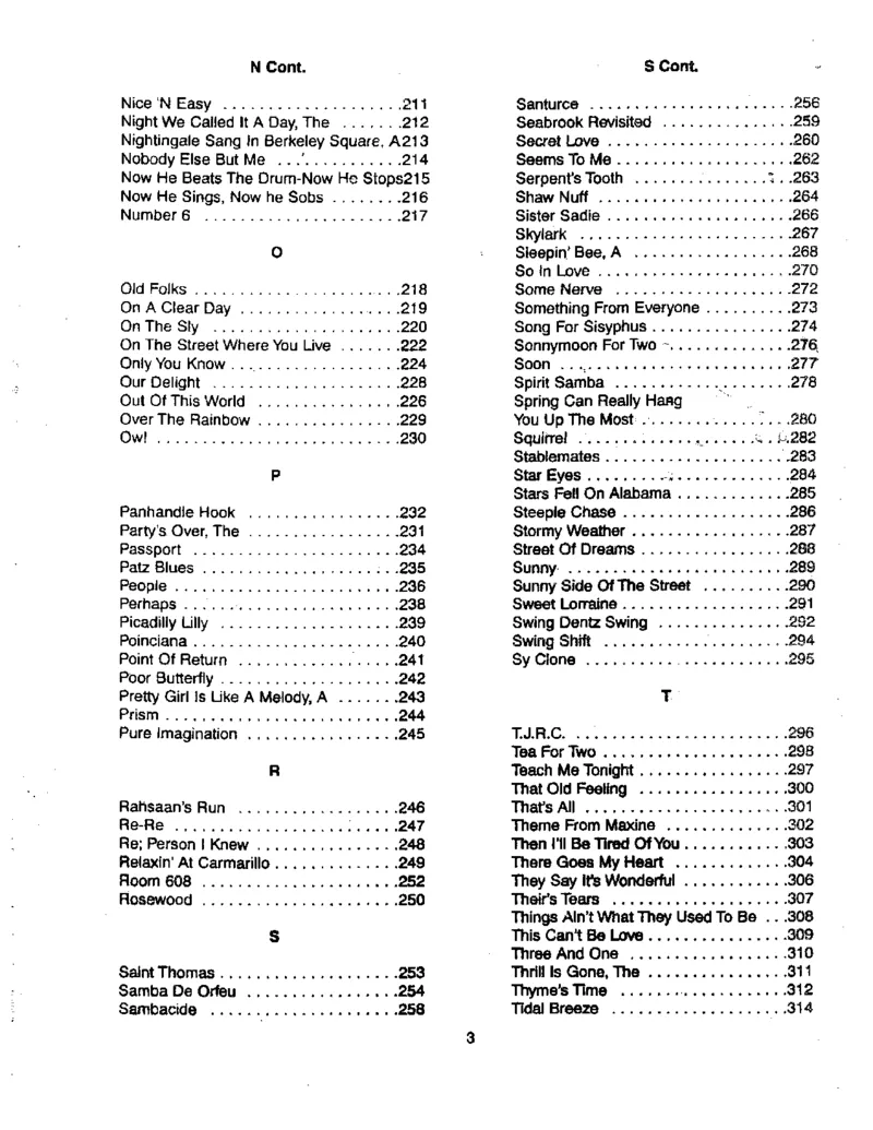 TheRealBookVolume-3-Bb_一万首著名钢琴曲谱哈农贝多芬合集视频教学电子版高清无水印可打印_07各风格钢琴谱合集_JazzPiano_原版钢琴教材附音频