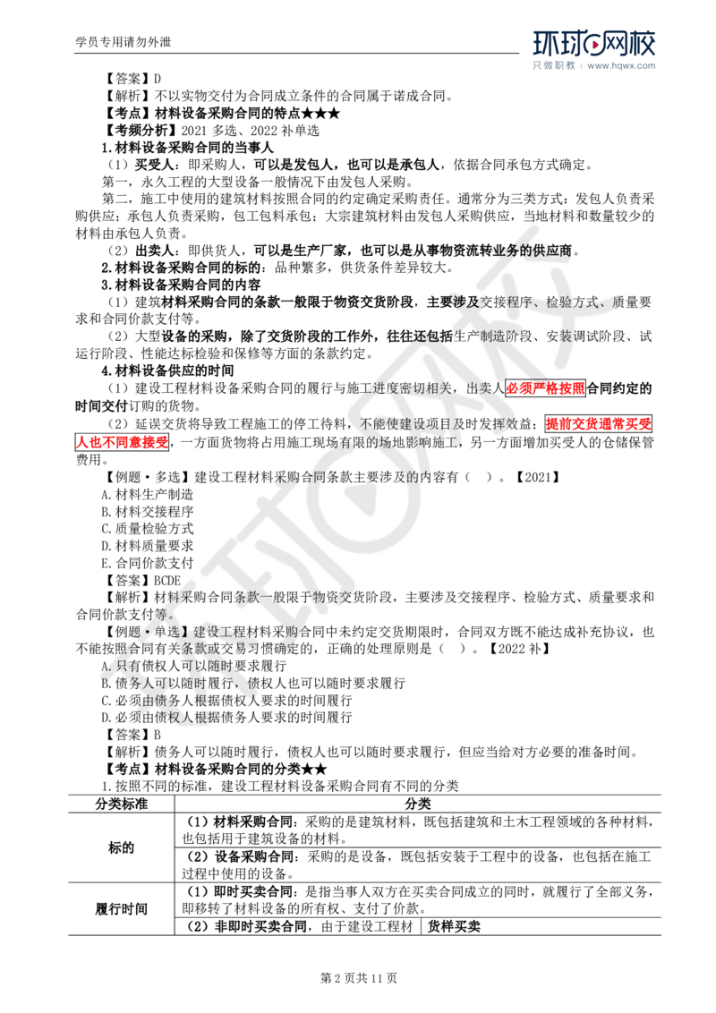 WM_34.第八章第一至二节材料采购合同履行管理_监理工程师_2025监理工程师_2025年监理工程师-各大机构_2025年监理-合同_机构1-HQ_01.精讲班-沈.磊_讲义
