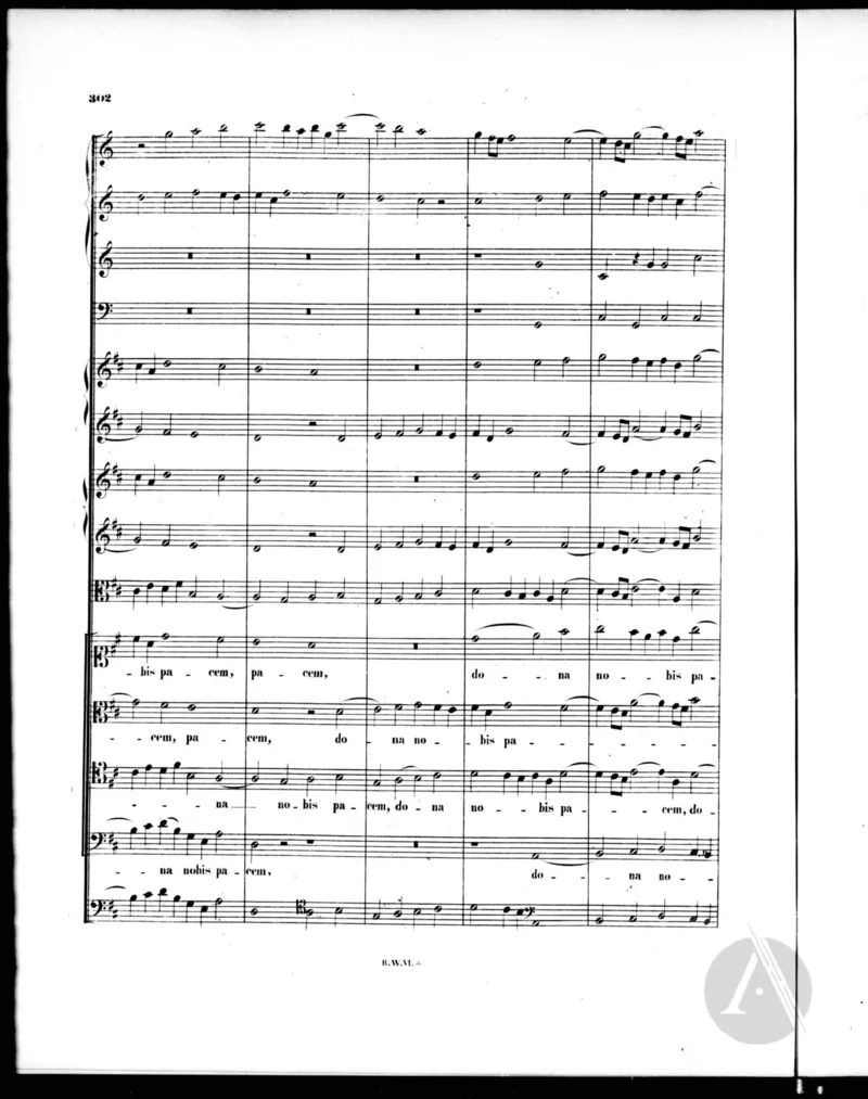 J.S.巴赫B小调弥撒总谱_一万首著名钢琴曲谱哈农贝多芬合集视频教学电子版高清无水印可打印_08名曲总谱合集