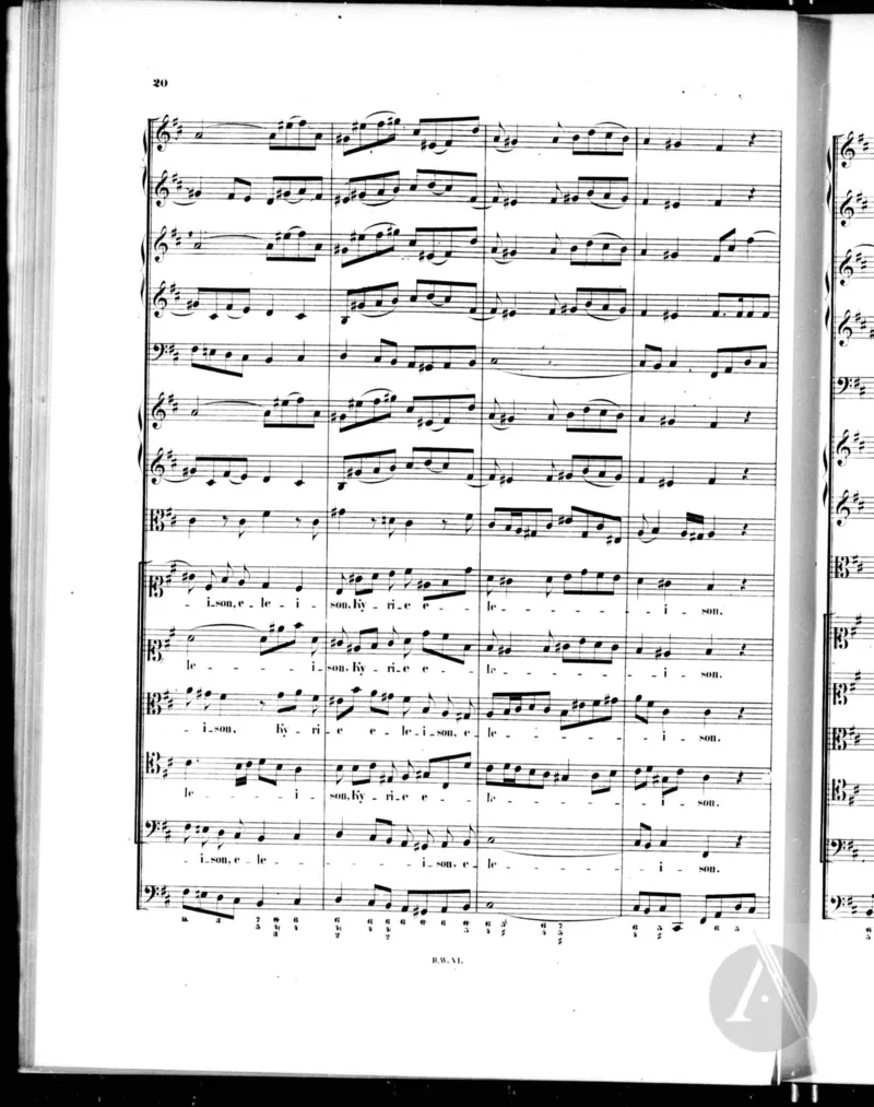 J.S.巴赫B小调弥撒总谱_一万首著名钢琴曲谱哈农贝多芬合集视频教学电子版高清无水印可打印_08名曲总谱合集