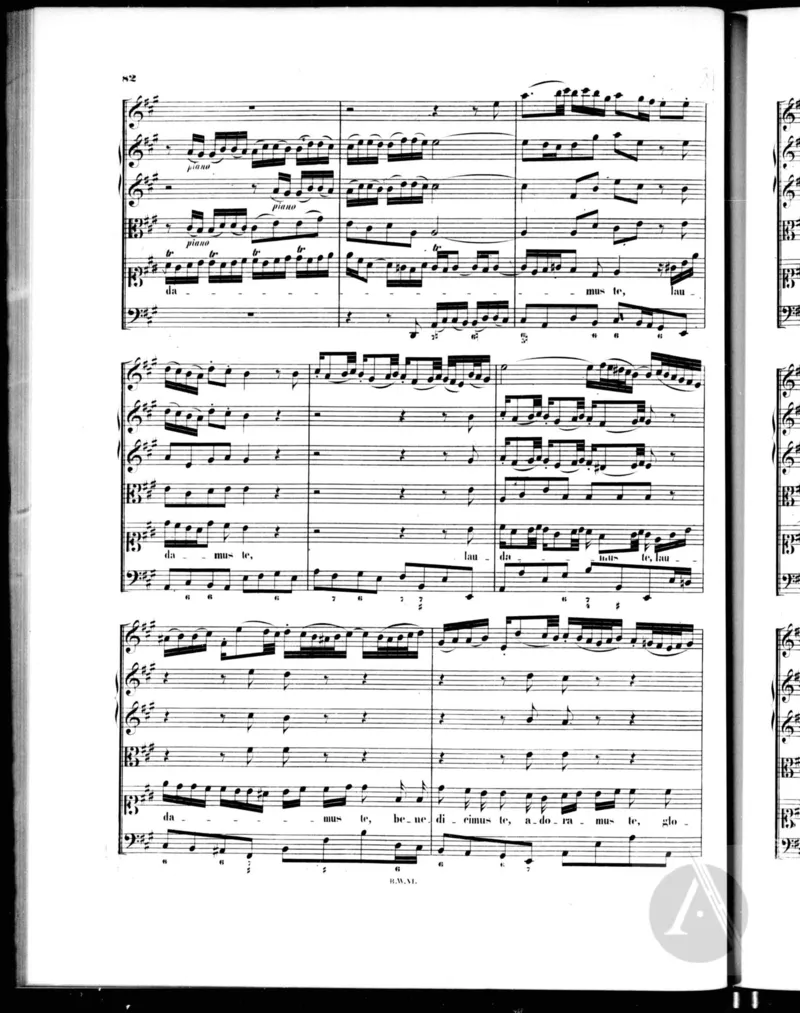 J.S.巴赫B小调弥撒总谱_一万首著名钢琴曲谱哈农贝多芬合集视频教学电子版高清无水印可打印_08名曲总谱合集