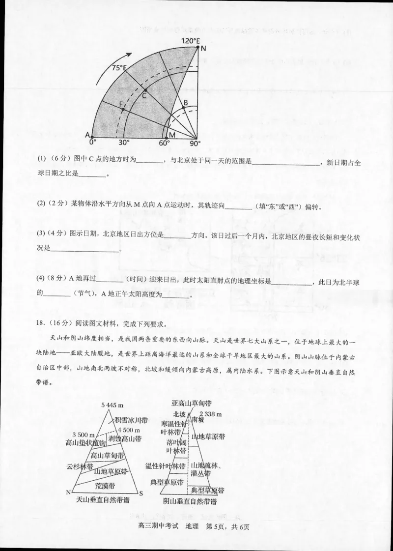 辽宁省辽西联合校2023-2024学年高三上学期期中考试地理(1)_2023年11月_0211月合集_2024届辽宁省辽西联合校高三上学期期中考试_辽宁省辽西联合校2024届高三上学期期中考试地理
