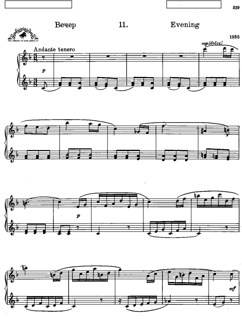 TwelveChildrenPiecesOp.65_一万首著名钢琴曲谱哈农贝多芬合集视频教学电子版高清无水印可打印_1古典钢琴知名音乐家谱_普罗科菲耶夫钢琴谱全集