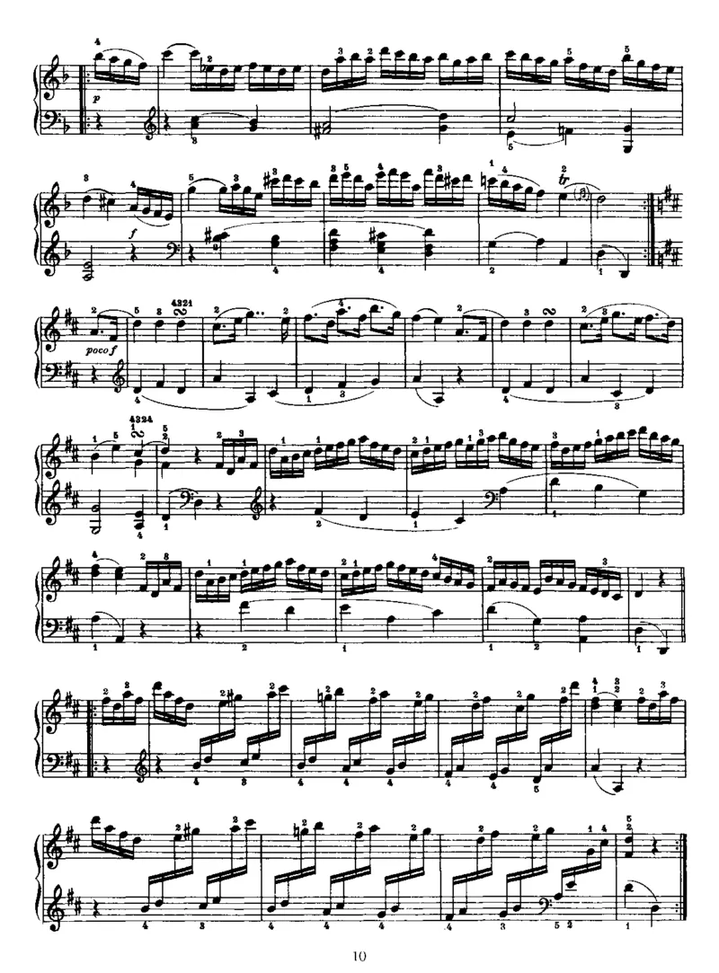 PianoSonataNo33inD_NoRestriction_一万首著名钢琴曲谱哈农贝多芬合集视频教学电子版高清无水印可打印_1古典钢琴知名音乐家谱_海顿钢琴谱全集_奏鸣曲