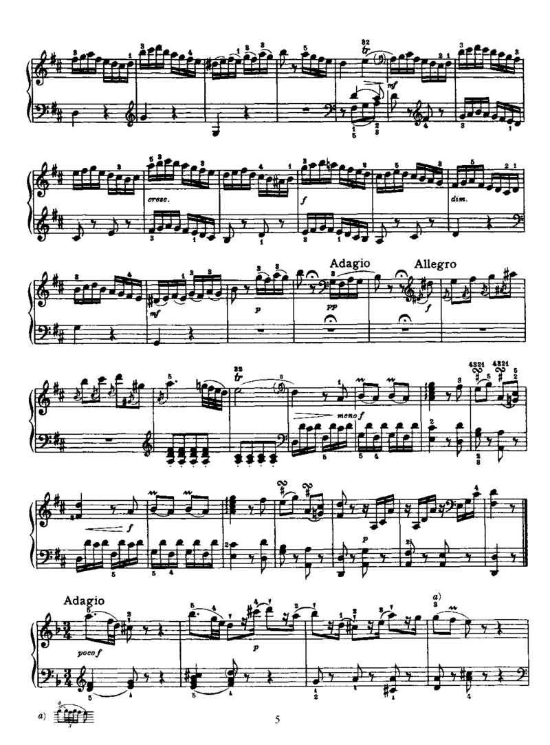 PianoSonataNo33inD_NoRestriction_一万首著名钢琴曲谱哈农贝多芬合集视频教学电子版高清无水印可打印_1古典钢琴知名音乐家谱_海顿钢琴谱全集_奏鸣曲