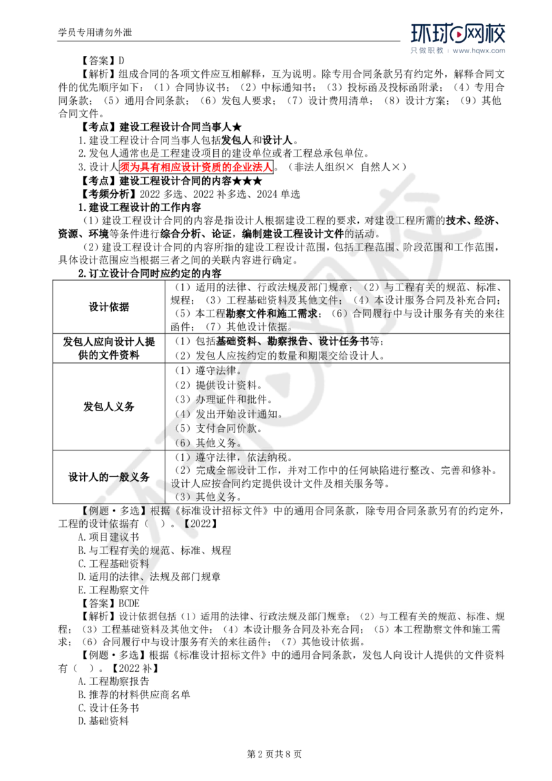 WM_22.第五章第二节工程设计合同订立和履行管理_监理工程师_2025监理工程师_2025年监理工程师-各大机构_2025年监理-合同_机构1-HQ_01.精讲班-沈.磊_讲义