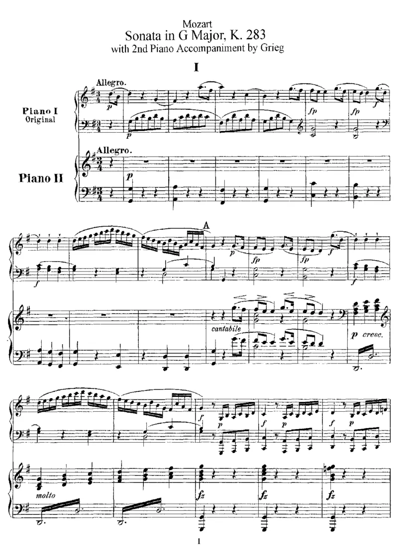 SonatainG,K283(Mozart)_一万首著名钢琴曲谱哈农贝多芬合集视频教学电子版高清无水印可打印_1古典钢琴知名音乐家谱_格里格钢琴谱全集_双钢琴