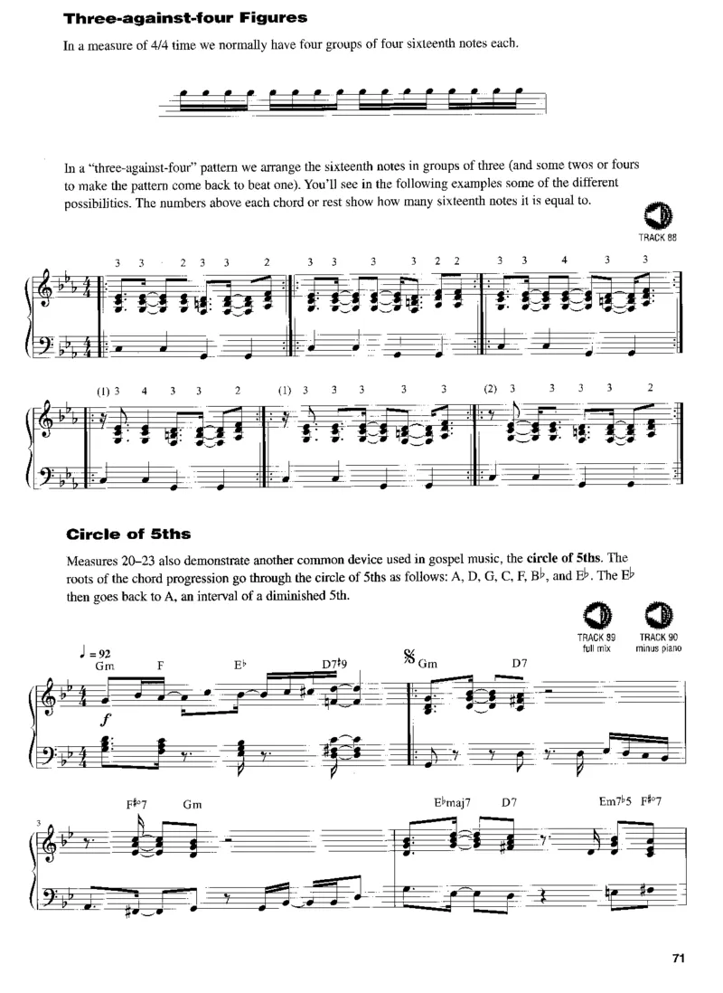 GospelPiano-HalLeonardKeyboardSeries_一万首著名钢琴曲谱哈农贝多芬合集视频教学电子版高清无水印可打印_07各风格钢琴谱合集_GospelPiano_原版钢琴教材附音频