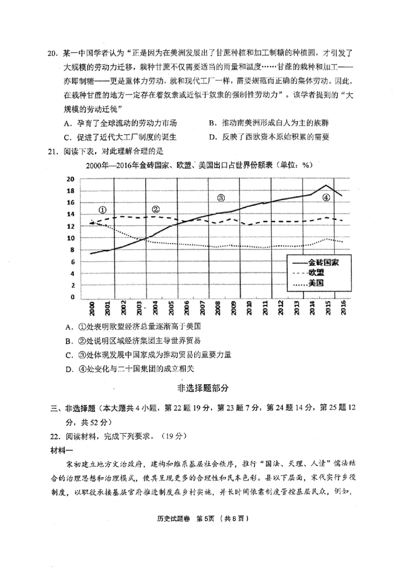 历史卷-2412金丽衢十二校高三联考_2024-2025高三（6-6月题库）_2024年12月试卷_1205浙江省金丽衢十二校2024-2025学年高三上学期第一次联考（全科）