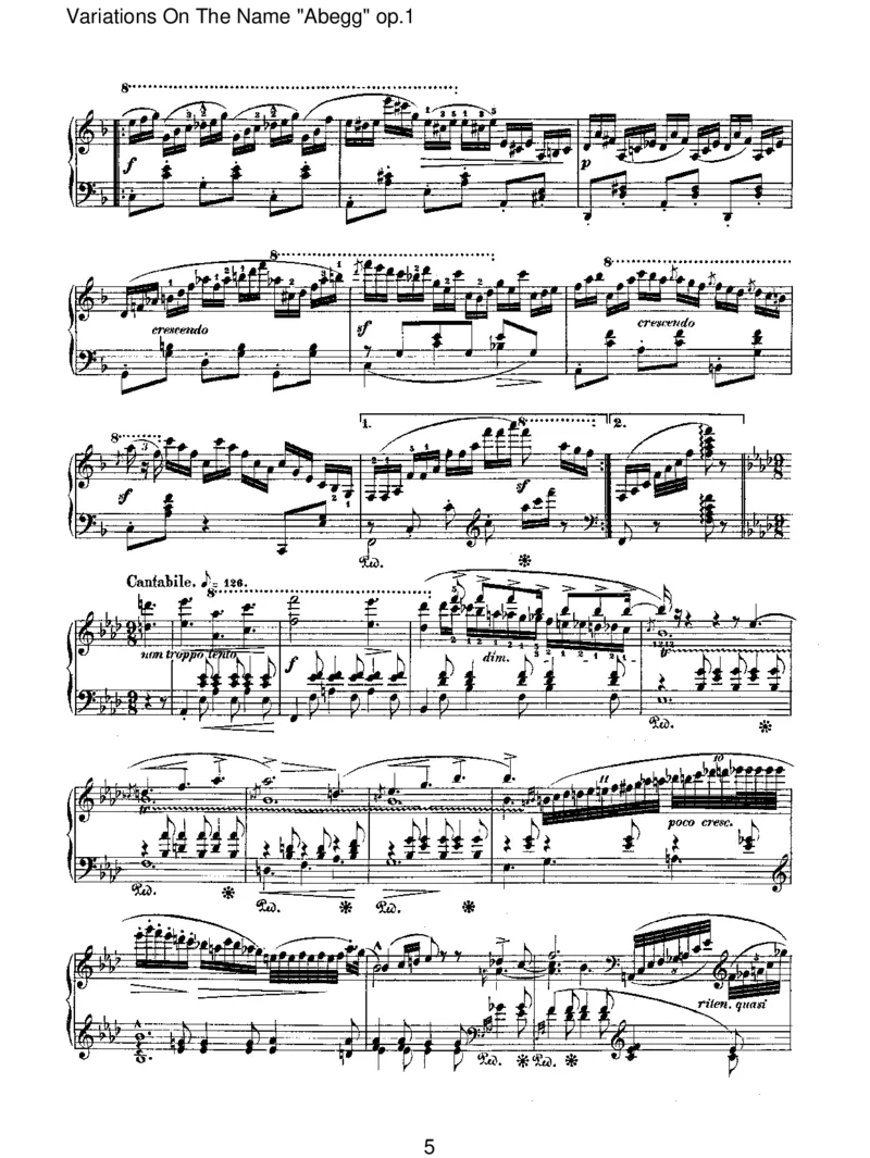 VariationsOnTheName_Abegg_op.1_一万首著名钢琴曲谱哈农贝多芬合集视频教学电子版高清无水印可打印_1古典钢琴知名音乐家谱_舒曼钢琴谱全集_RobertSchumann罗伯特&middot;舒曼(1810-1856)