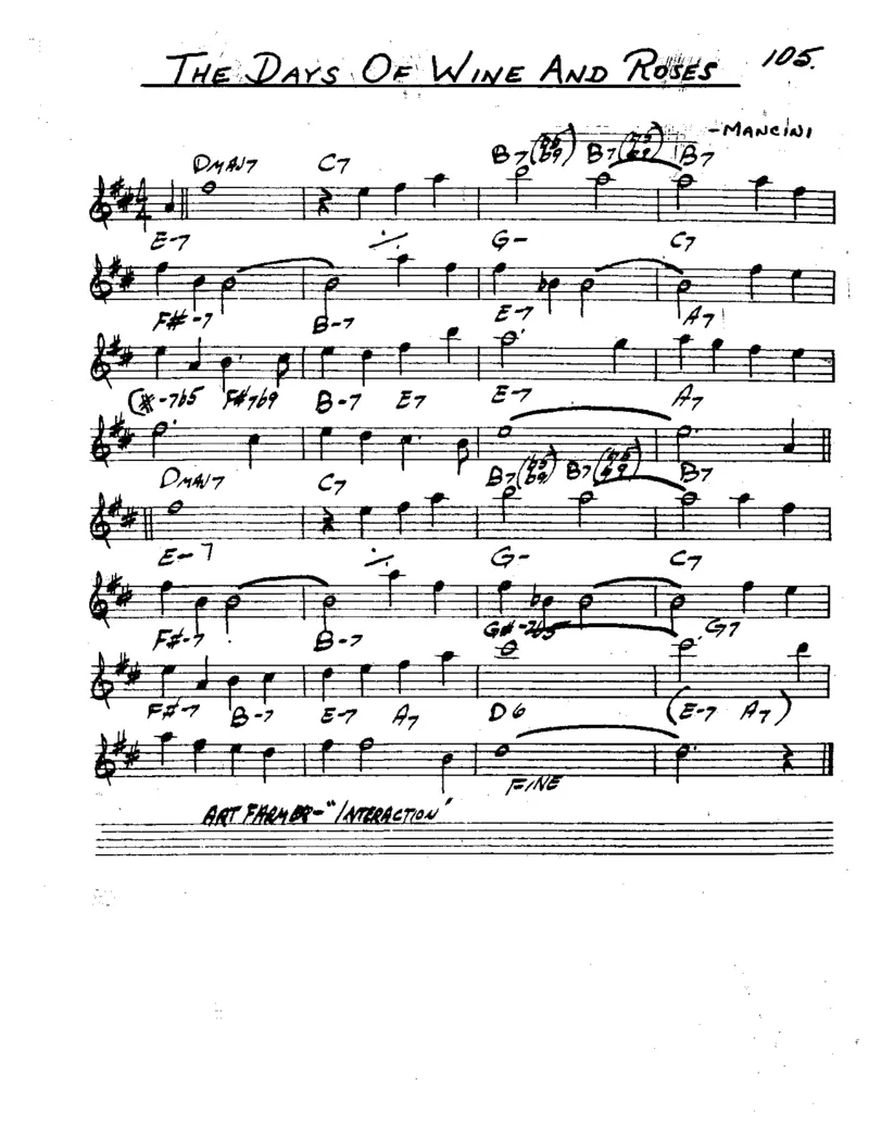 TheRealBookVolume-1-Eb'5thEdition'(2)_一万首著名钢琴曲谱哈农贝多芬合集视频教学电子版高清无水印可打印_07各风格钢琴谱合集_JazzPiano_原版钢琴教材附音频