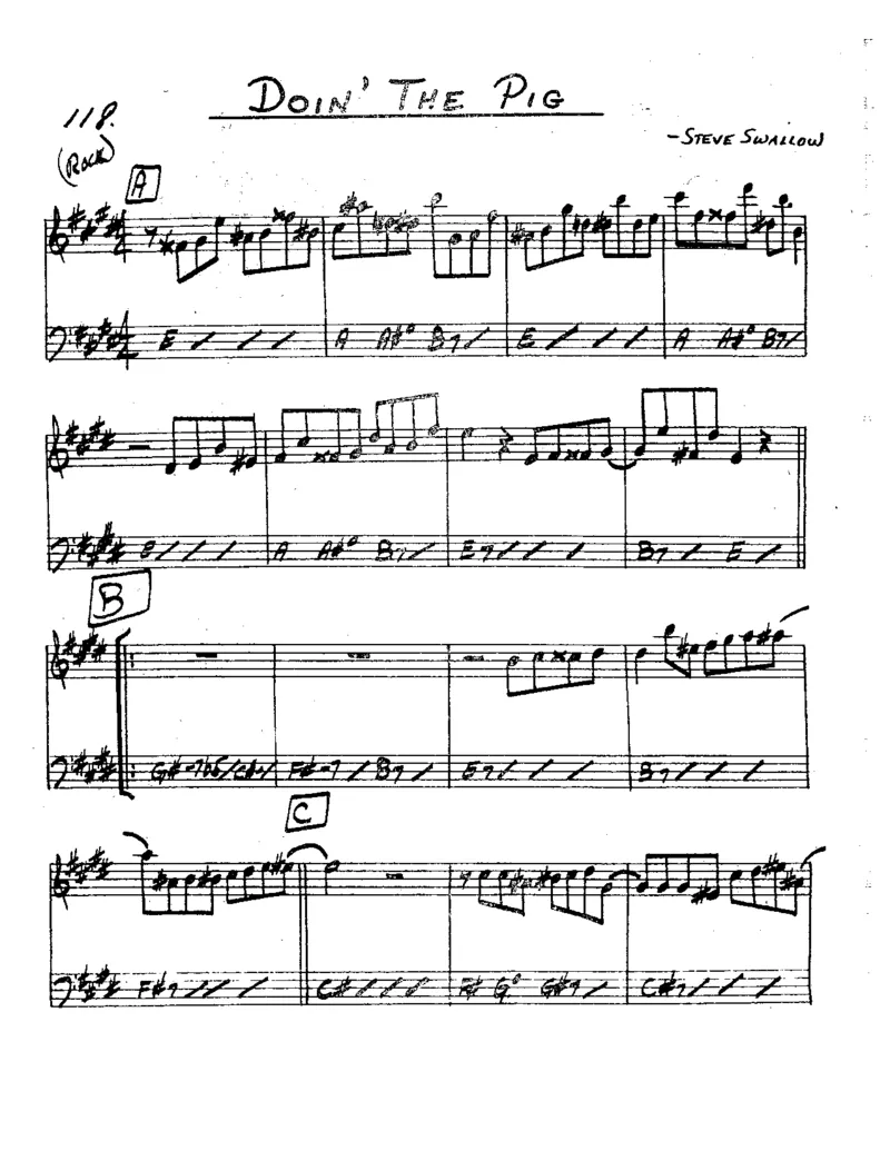 TheRealBookVolume-1-Eb'5thEdition'(2)_一万首著名钢琴曲谱哈农贝多芬合集视频教学电子版高清无水印可打印_07各风格钢琴谱合集_JazzPiano_原版钢琴教材附音频