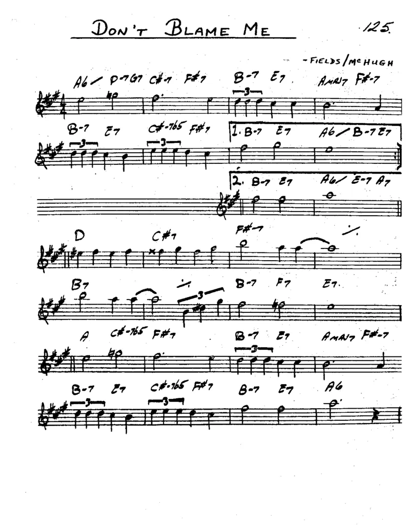 TheRealBookVolume-1-Eb'5thEdition'(2)_一万首著名钢琴曲谱哈农贝多芬合集视频教学电子版高清无水印可打印_07各风格钢琴谱合集_JazzPiano_原版钢琴教材附音频