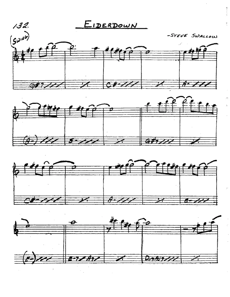 TheRealBookVolume-1-Eb'5thEdition'(2)_一万首著名钢琴曲谱哈农贝多芬合集视频教学电子版高清无水印可打印_07各风格钢琴谱合集_JazzPiano_原版钢琴教材附音频