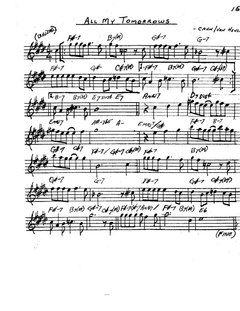 TheRealBookVolume-1-Eb'5thEdition'(2)_一万首著名钢琴曲谱哈农贝多芬合集视频教学电子版高清无水印可打印_07各风格钢琴谱合集_JazzPiano_原版钢琴教材附音频