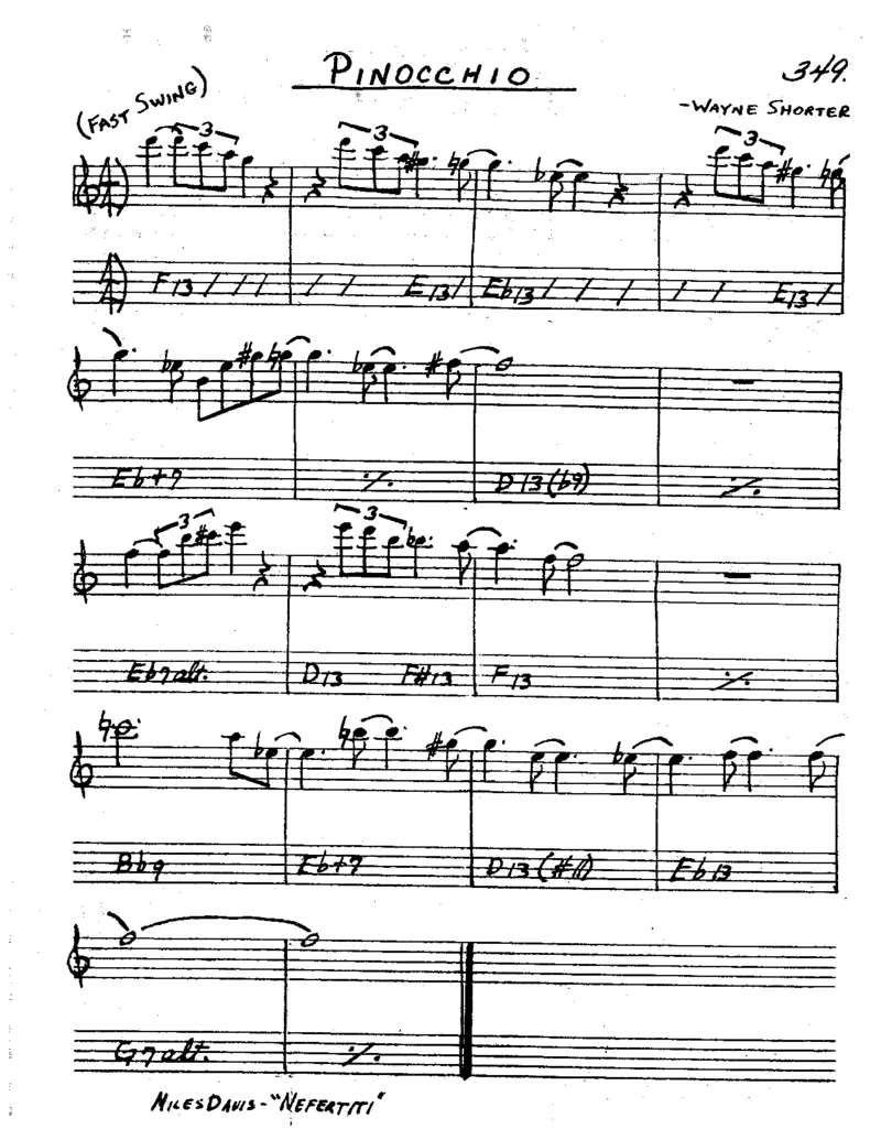 TheRealBookVolume-1-Eb'5thEdition'(2)_一万首著名钢琴曲谱哈农贝多芬合集视频教学电子版高清无水印可打印_07各风格钢琴谱合集_JazzPiano_原版钢琴教材附音频