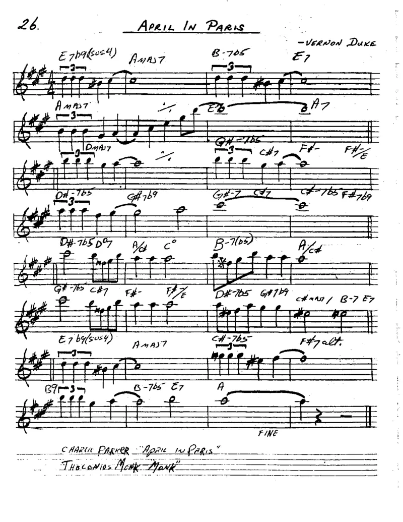 TheRealBookVolume-1-Eb'5thEdition'(2)_一万首著名钢琴曲谱哈农贝多芬合集视频教学电子版高清无水印可打印_07各风格钢琴谱合集_JazzPiano_原版钢琴教材附音频