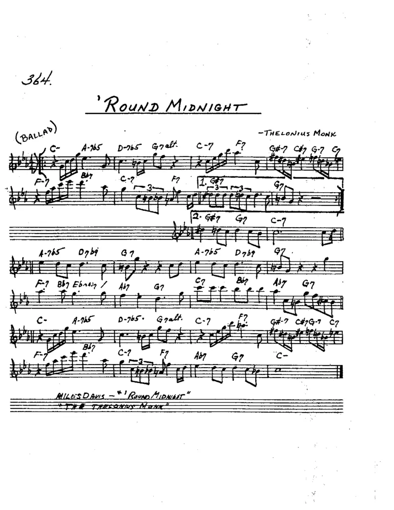 TheRealBookVolume-1-Eb'5thEdition'(2)_一万首著名钢琴曲谱哈农贝多芬合集视频教学电子版高清无水印可打印_07各风格钢琴谱合集_JazzPiano_原版钢琴教材附音频