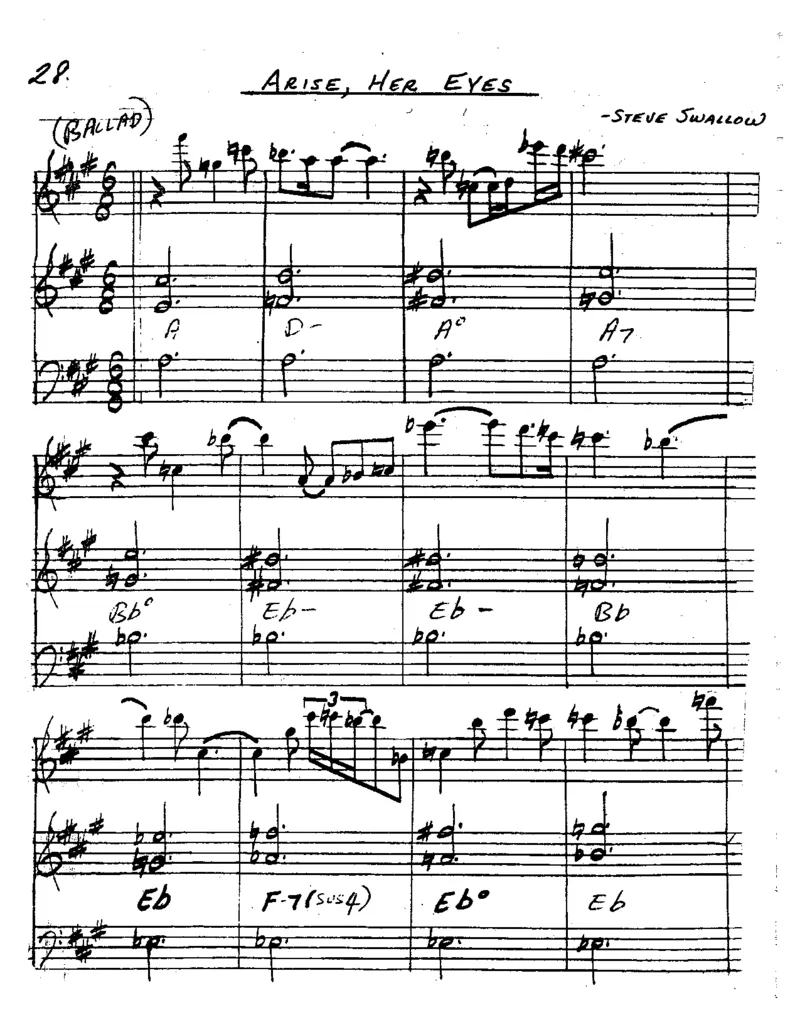 TheRealBookVolume-1-Eb'5thEdition'(2)_一万首著名钢琴曲谱哈农贝多芬合集视频教学电子版高清无水印可打印_07各风格钢琴谱合集_JazzPiano_原版钢琴教材附音频