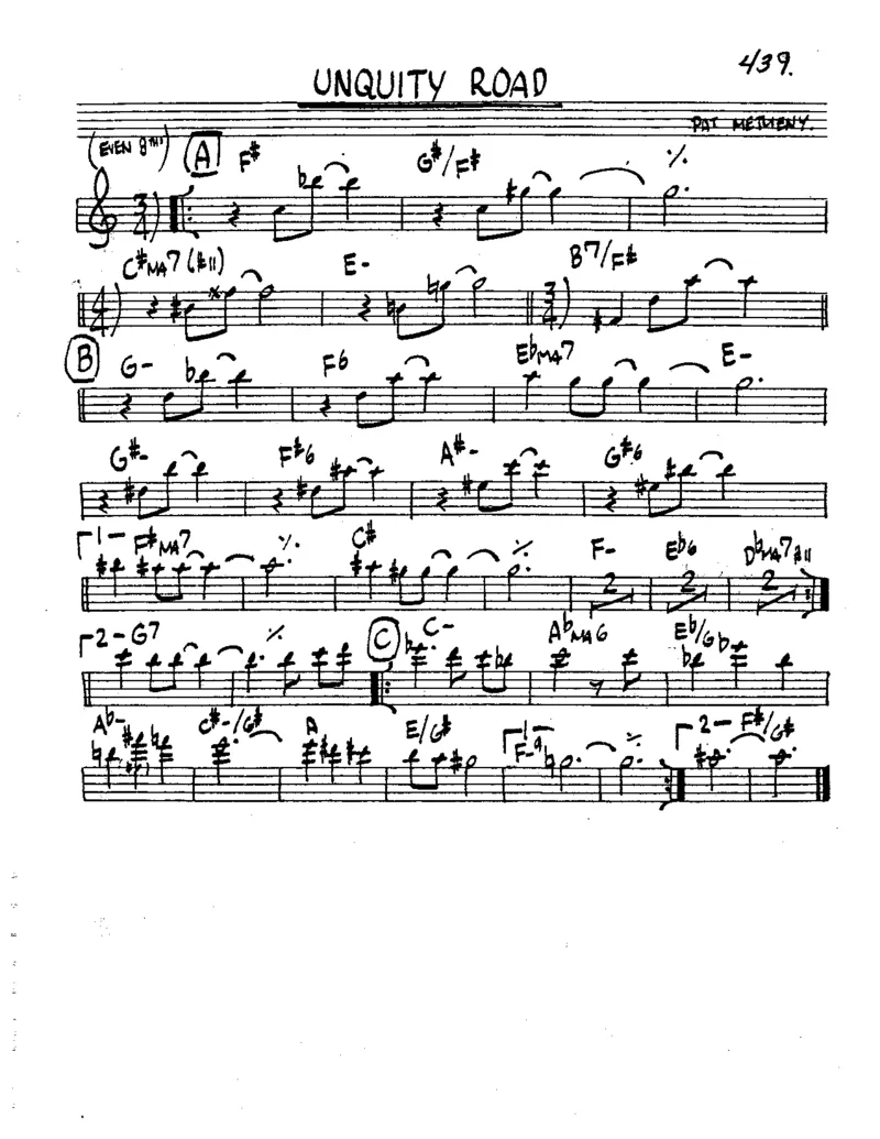 TheRealBookVolume-1-Eb'5thEdition'(2)_一万首著名钢琴曲谱哈农贝多芬合集视频教学电子版高清无水印可打印_07各风格钢琴谱合集_JazzPiano_原版钢琴教材附音频