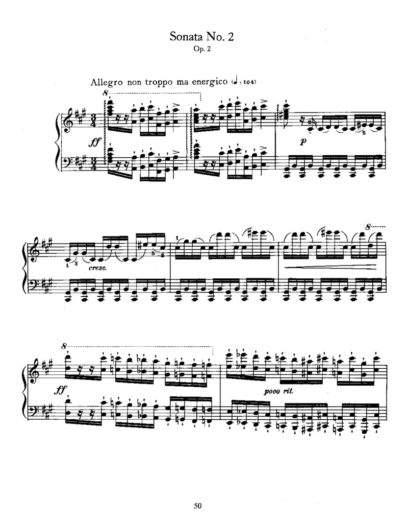 PianoSonataNo2inf#,Op2_一万首著名钢琴曲谱哈农贝多芬合集视频教学电子版高清无水印可打印_1古典钢琴知名音乐家谱_勃拉姆斯钢琴谱全集_奏鸣曲