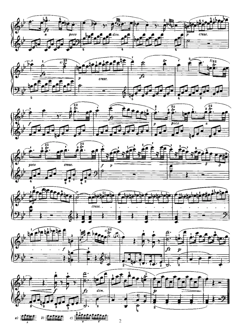 PianoSonataNo41inBb_NoRestriction_一万首著名钢琴曲谱哈农贝多芬合集视频教学电子版高清无水印可打印_1古典钢琴知名音乐家谱_海顿钢琴谱全集_奏鸣曲