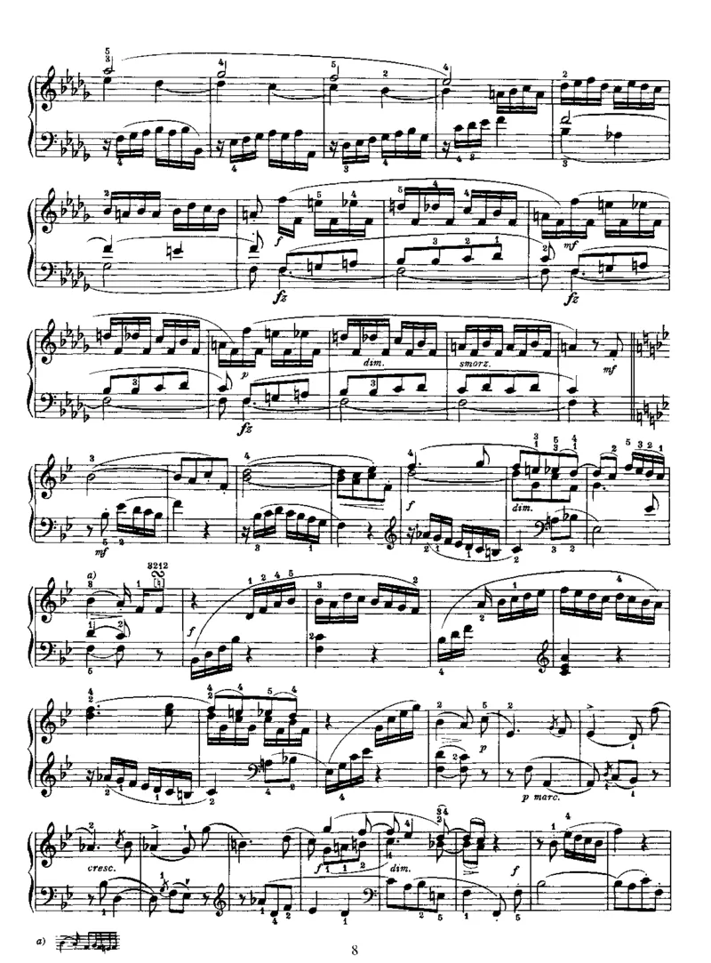 PianoSonataNo41inBb_NoRestriction_一万首著名钢琴曲谱哈农贝多芬合集视频教学电子版高清无水印可打印_1古典钢琴知名音乐家谱_海顿钢琴谱全集_奏鸣曲