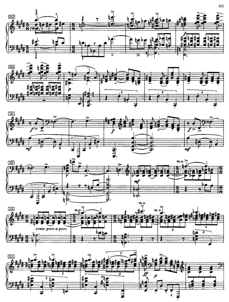 PianoSonataNo5,Op53_一万首著名钢琴曲谱哈农贝多芬合集视频教学电子版高清无水印可打印_1古典钢琴知名音乐家谱_斯克里亚宾钢琴谱全集_奏鸣曲