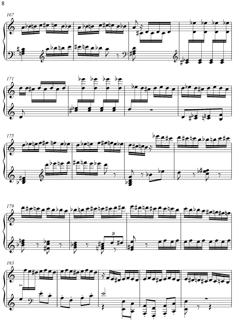 flightoftheblumblebee野蜂飞舞_一万首著名钢琴曲谱哈农贝多芬合集视频教学电子版高清无水印可打印_02现代钢琴谱合集_马克西姆钢琴谱全集