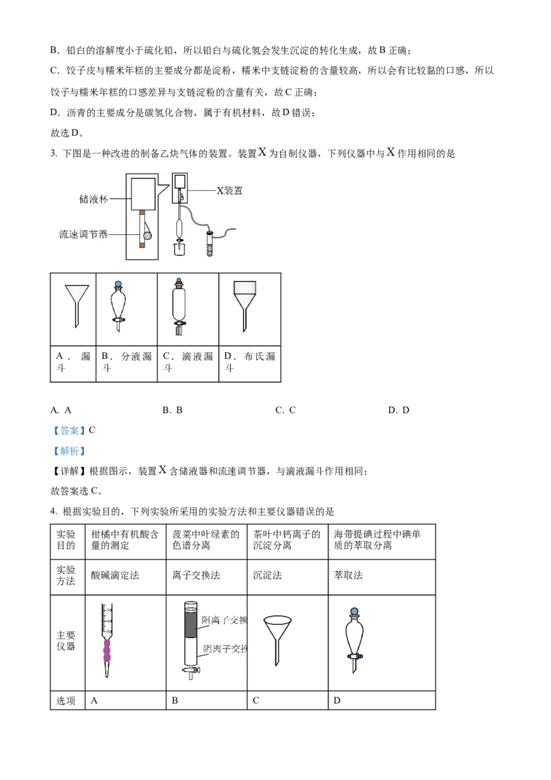 精品解析：辽宁省沈阳市东北育才学校高中部2023-2024学年高三下学期第六次模拟考试化学试题（解析版）_2024年3月_013月合集_2024届辽宁省东北育才学校高三下第六次模拟考试