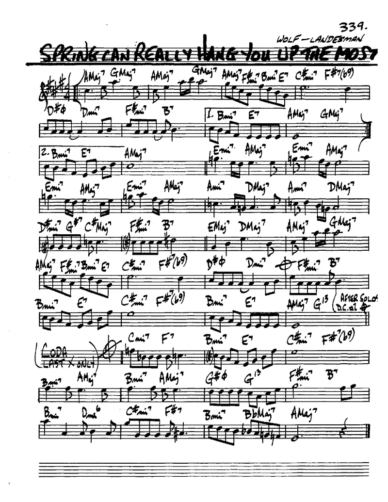 TheRealBookVolume-2-Eb_一万首著名钢琴曲谱哈农贝多芬合集视频教学电子版高清无水印可打印_07各风格钢琴谱合集_JazzPiano_原版钢琴教材附音频