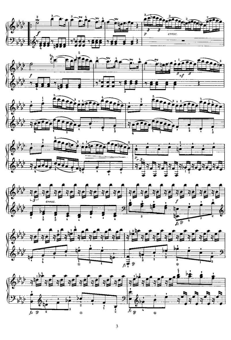 PianoSonataNo46inAb_NoRestriction_一万首著名钢琴曲谱哈农贝多芬合集视频教学电子版高清无水印可打印_1古典钢琴知名音乐家谱_海顿钢琴谱全集_奏鸣曲