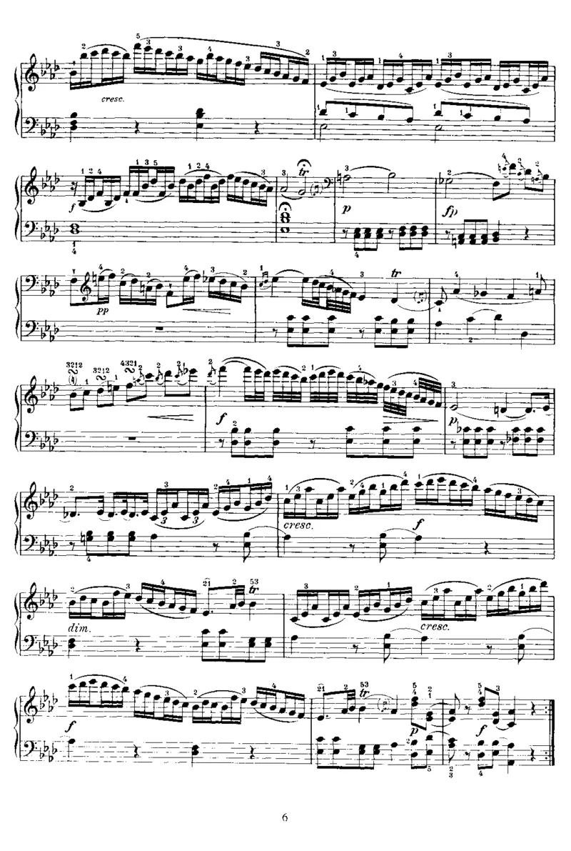 PianoSonataNo46inAb_NoRestriction_一万首著名钢琴曲谱哈农贝多芬合集视频教学电子版高清无水印可打印_1古典钢琴知名音乐家谱_海顿钢琴谱全集_奏鸣曲