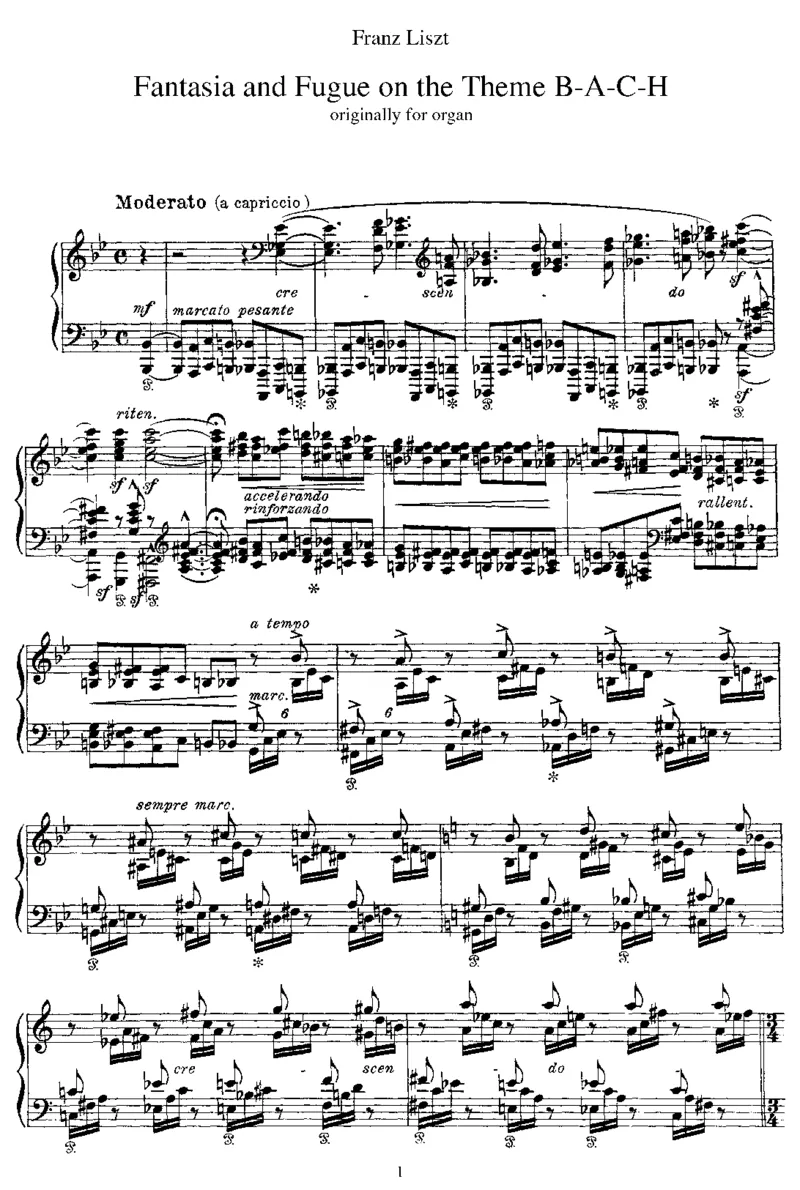 FantasiaandFugueontheThemeBACH_一万首著名钢琴曲谱哈农贝多芬合集视频教学电子版高清无水印可打印_1古典钢琴知名音乐家谱_李斯特钢琴谱全集_改编巴赫